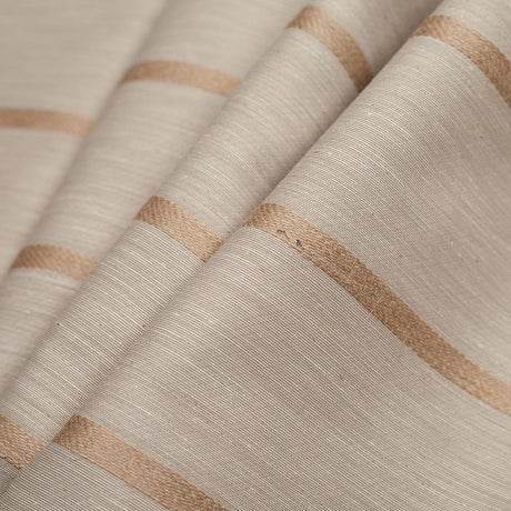 Spanish Sand Striped Poly Blended Woven