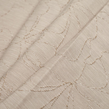 Spanish Sand Floral Poly Blended Woven