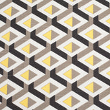 Spanish Yellow Geometric Woven