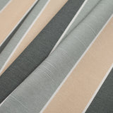 Spanish Gray-1 Striped Poly-Cotton Woven