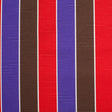 Spanish Red/Purple/Brown Striped Poly-Cotton Woven
