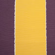 Spanish Yellow/Purple Striped Poly-Cotton Woven