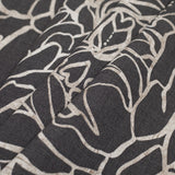 Spanish Gray Floral Woven