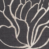 Spanish Gray Floral Woven
