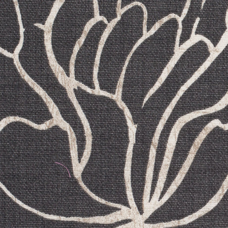 Spanish Gray Floral Woven