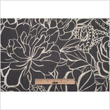 Spanish Gray Floral Woven