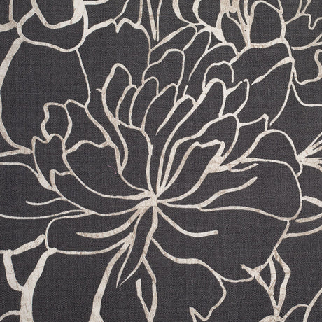Spanish Gray Floral Woven