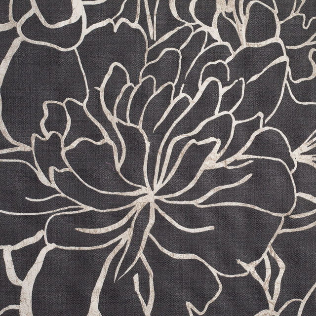 Spanish Gray Floral Woven