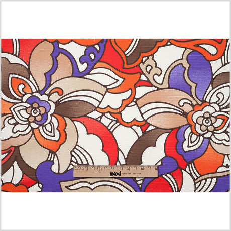 Spanish Multi-Color Floral Woven