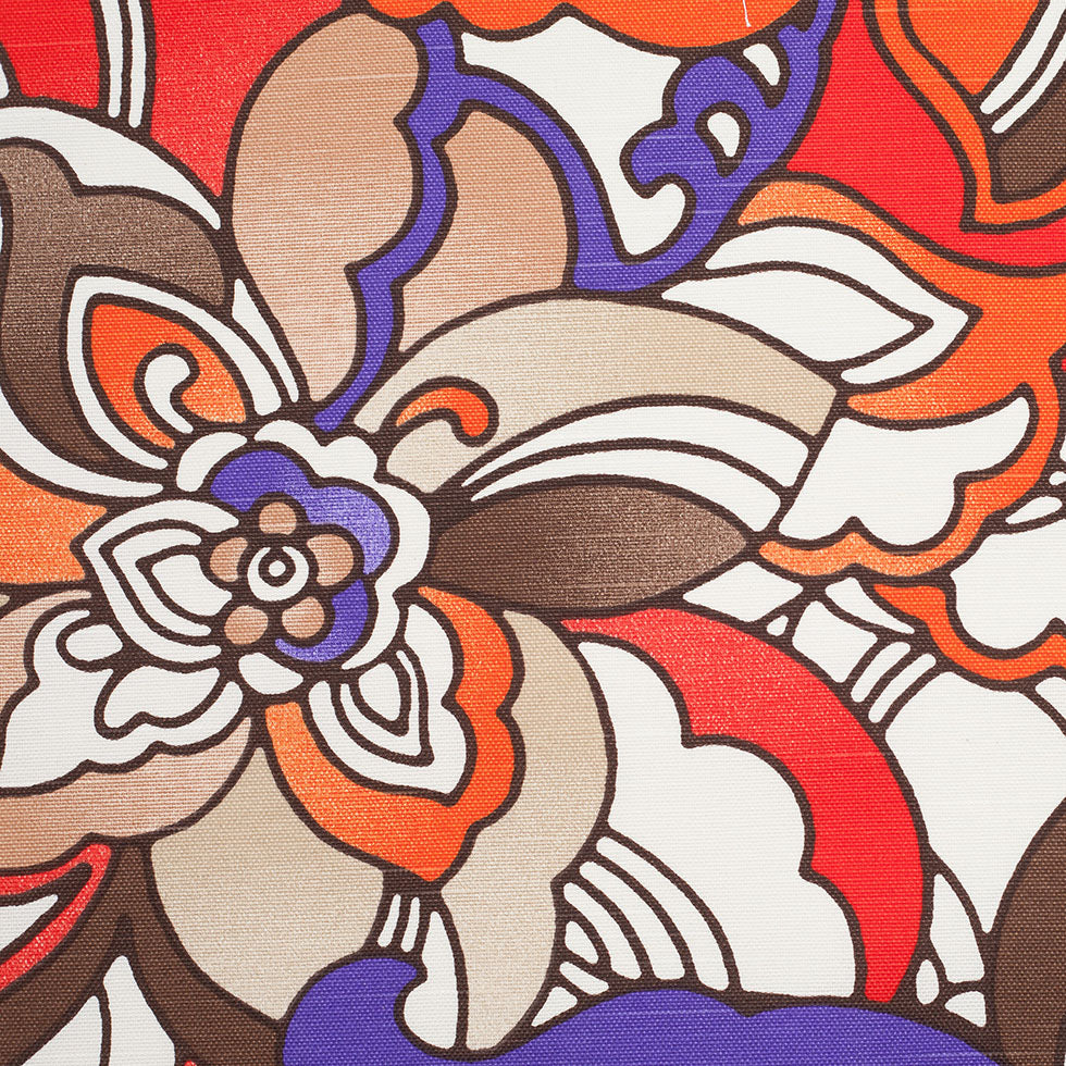 Spanish Multi-Color Floral Woven