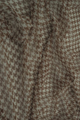 1 Yard Houndstooth Mesh Fabric Lightweight Stretch Print 54 Inches Wide