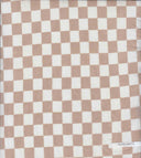 1 Yard Mesh Checkered Geometric Print Fabric, 54'' Wide Polyester Spandex Blend