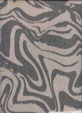 Flocked Mesh Stretch Fabric Geometric