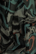 1 Yard Polyester Spandex 80 GSM Mesh Fabric Geometric Print Lightweight Stretch Soft 54" Width