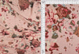 Floral Brushed DTY Stretch Knit Blush Mauve