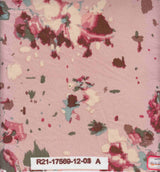 Floral Brushed DTY Stretch Knit Blush Mauve