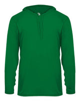 Badger Unisex B-Core Hooded Long Sleeve T-Shirt