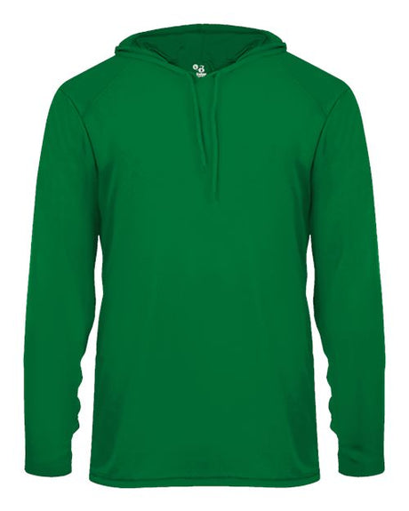 Badger Unisex B-Core Hooded Long Sleeve T-Shirt