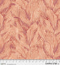 Cotton Wideback Fabric 108" Earth Tones Orange Leaf