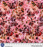 Cotton Wideback Fabric 108" Petal Play Pink Red Florals