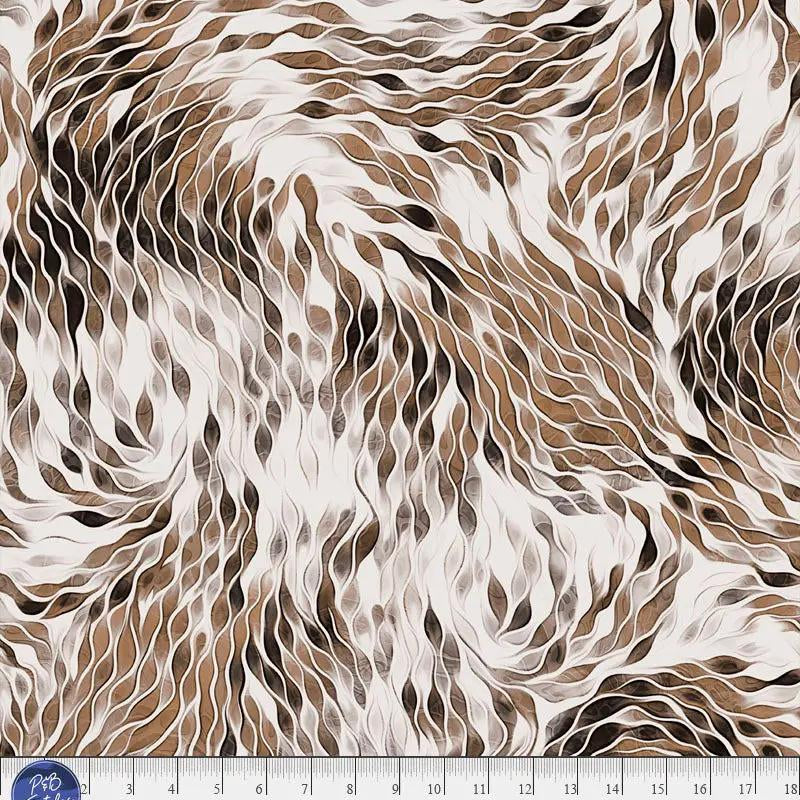 Cotton Wideback Fabric 108" Vitality Chic Brown