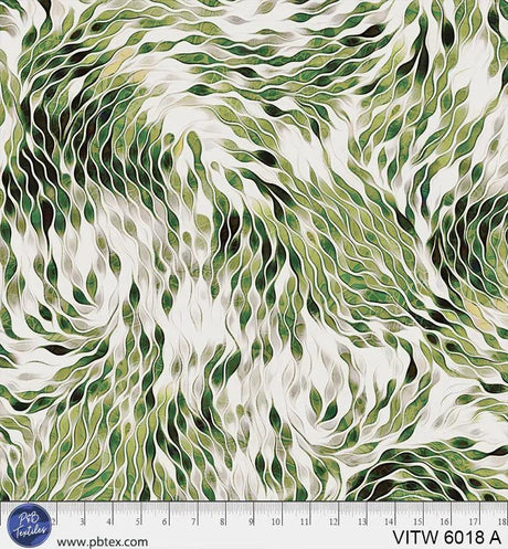 Cotton Wideback Fabric 108" Vitality Chic Green