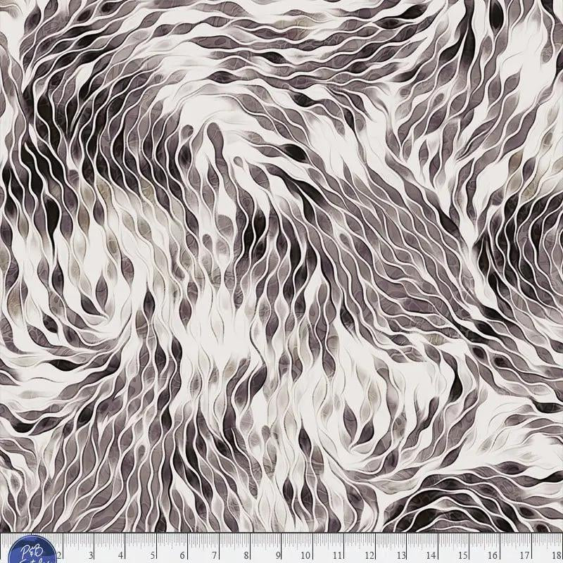 Cotton Wideback Fabric 108" Vitality Chic Grey