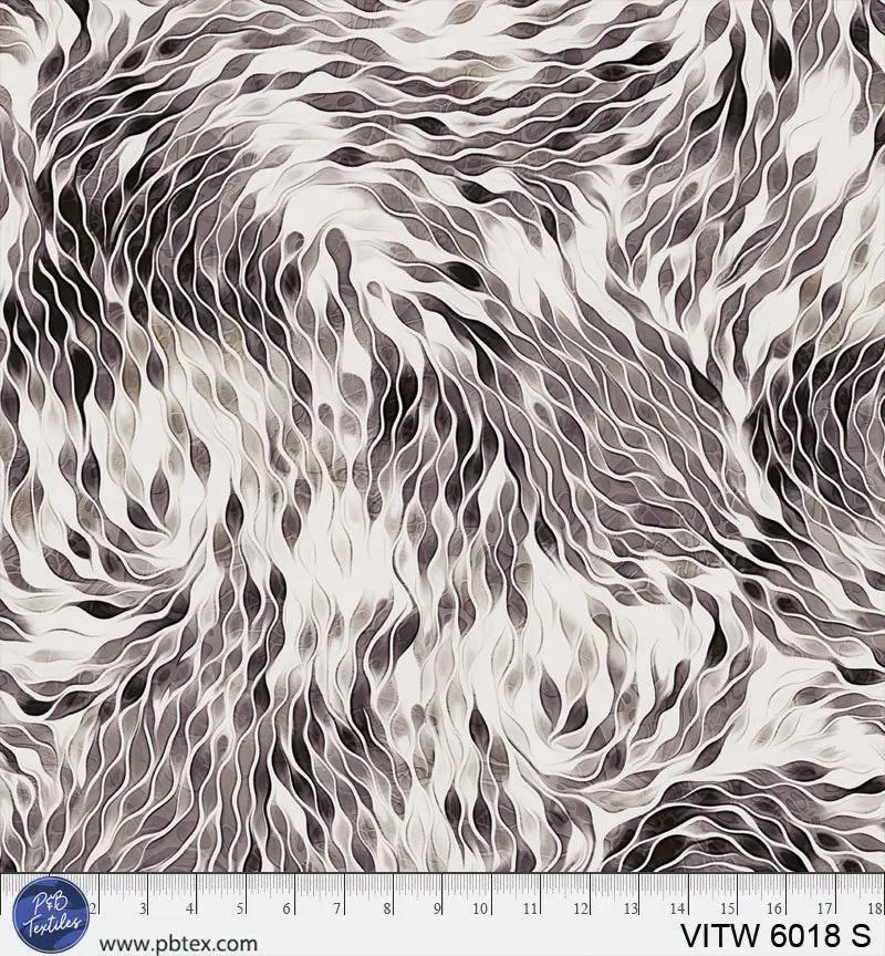 Cotton Wideback Fabric 108" Vitality Chic Grey