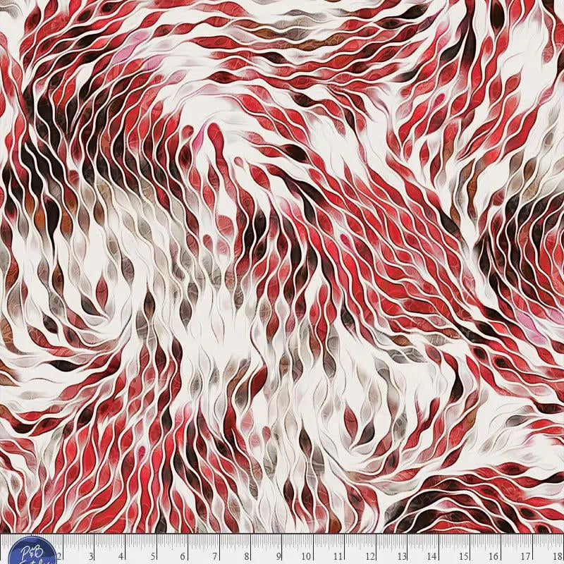 Cotton Wideback Fabric 108" Vitality Chic Red