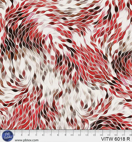 Cotton Wideback Fabric 108" Vitality Chic Red
