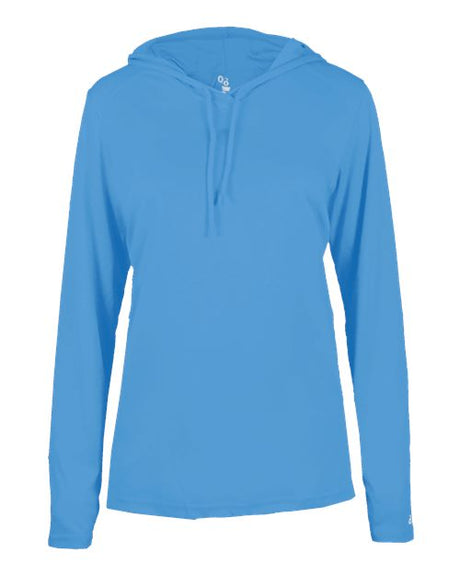 Badger Women's B-Core Long Sleeve Hooded T-Shirt