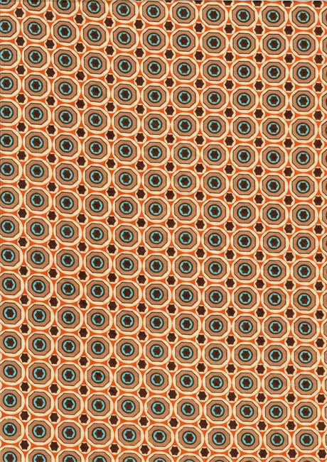 1 Yard Bold Geometric Brushed DTY Knit Fabric Soft Stretch 58/60" Wide