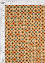DTY Brushed Geometric Print Fabric, Soft Lightweight Design Stretch Knit, 58/60" Wide