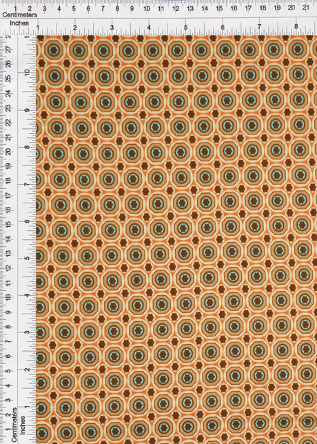 DTY Brushed Geometric Knit Fabric 1 Yard Soft Stretch Lightweight 58/60" Wide