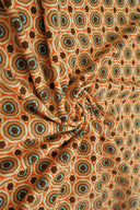 Tela DTY cepillada con estampado geométrico, tejido ligero y elástico con diseño, 58/60" de ancho