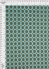 DTY Brushed Geometric Print Fabric, Soft Lightweight Design Stretch Knit, 58/60" Wide