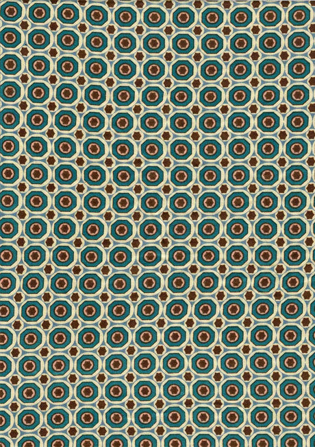 DTY Brushed Geometric Knit Fabric 1 Yard Soft Stretch Lightweight 58/60" Wide