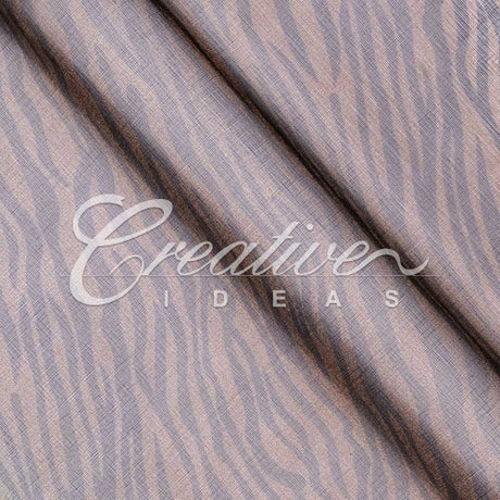 58" Organza Zebra Sheets - 3 Yards (Brown/Black)