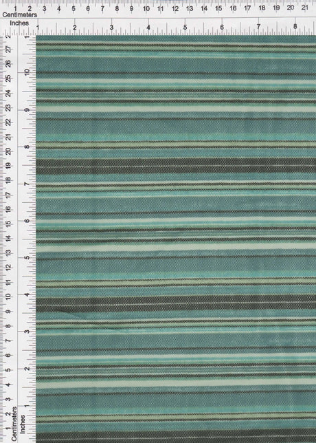 1 Yard Stripe Mesh Fabric Lightweight Stretch 54 Inch Wide