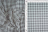 1 Yard Plaid Gingham Mesh Fabric Lightweight Stretch 54 Inches Wide