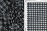 1 Yard Plaid Gingham Mesh Fabric Lightweight Stretch 54 Inches Wide