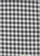 Mesh Plaid Gingham Flocking Print Fabric