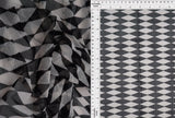 1 Yard Retro Geo Mesh Fabric Lightweight Stretch 54 Inches Wide
