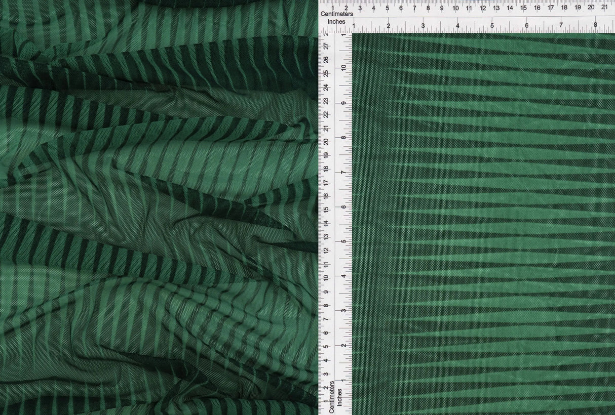 1 Yard Hunter Mint Geo Mesh Fabric Lightweight Stretch 54 Inches Wide