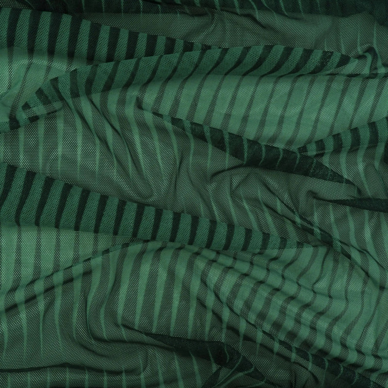 1 Yard Hunter Mint Geo Mesh Fabric Lightweight Stretch 54 Inch Wide