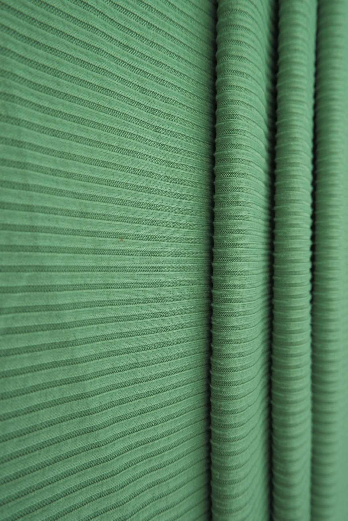 Rib Solid Stretch Knit Fabric