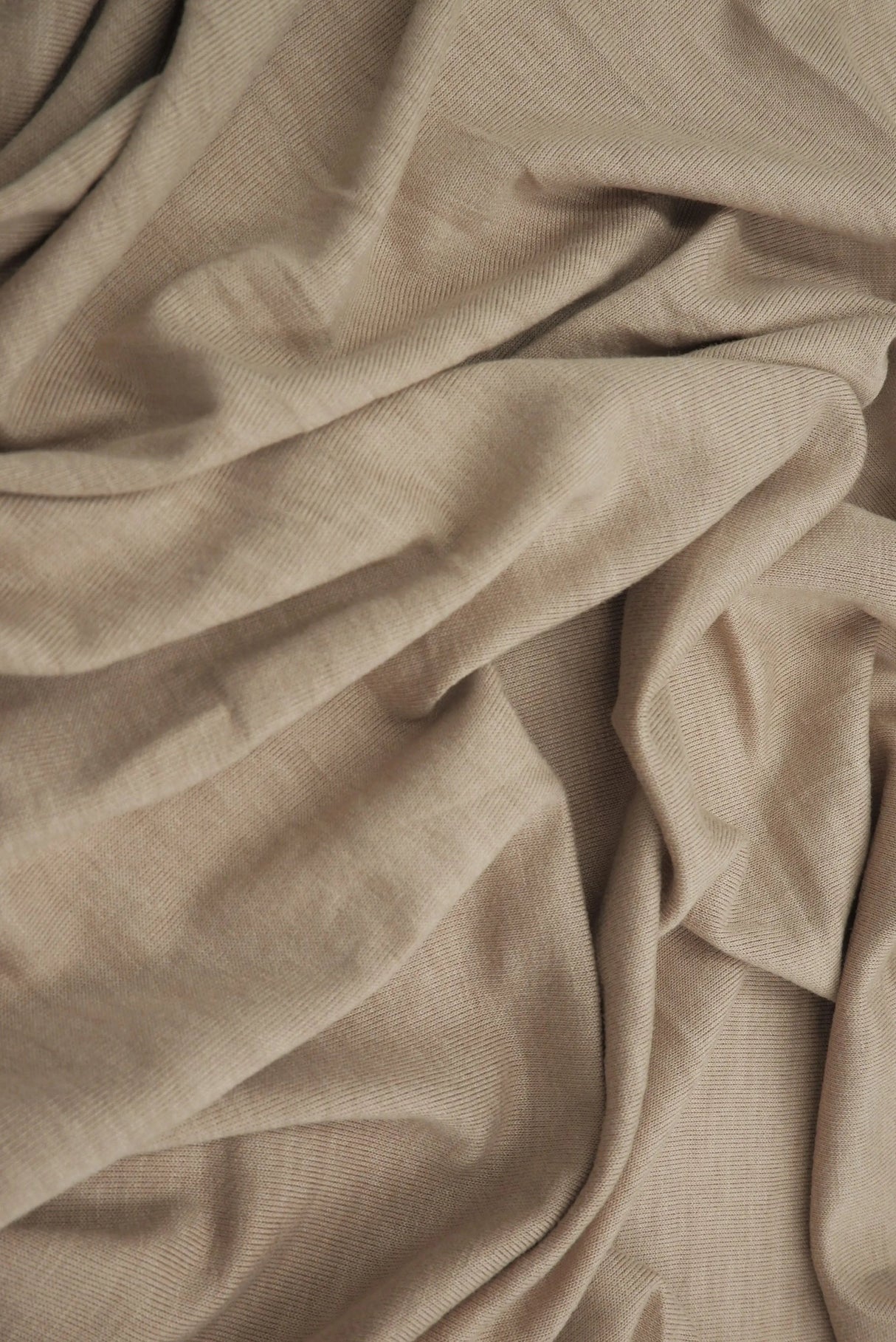 1 Yard Vortex Washed Jersey Solid Fabric, 58/60? Wide Rayon Spandex Blend