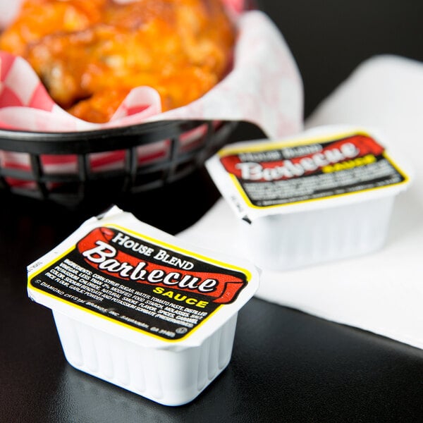 BBQ Sauce Portion Cup 1 oz. - 100/Case