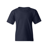 Youth Short Sleeve Heavy Cotton T-Shirt Breathable and Long Lasting