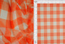 1 Yard Checkered Plaid Mesh Fabric Gingham Print Lightweight Stretch 54 Inches Wide
